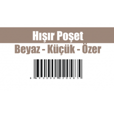 Hışır Poşet Beyaz - Küçük - Özer