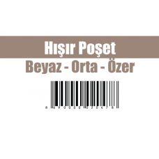 Hışır Poşet Beyaz - Orta - Özer