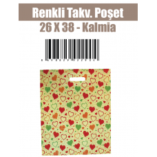 Renkli Takv. Poşet 26 X 38 kalmia