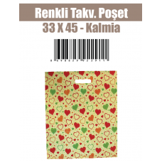 Renkli Takv. Poşet 33 X 45 - Kalmia