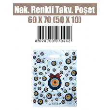 Nak. Renkli Takv. Poşet 60 X 70 (50 x 10)