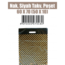 Nak. Siyah Takv. Poşet 60 X 70 (50 X 10)