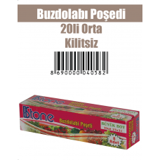 Buzdolabı Poşedi 20li Orta Kilitsiz