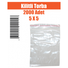 Kilitli Torba 2000 Adet 5 X 5