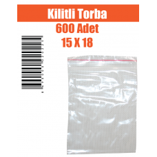 Kilitli Torba 600 Adet 15 X 18