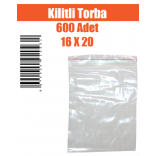 Kilitli Torba 600 Adet 16 X 20