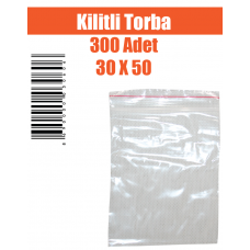 Kilitli Torba 300 Adet 30 X 50