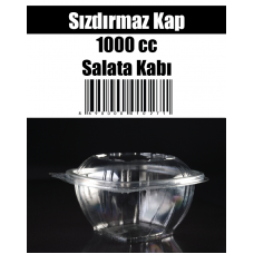 Sızdırmaz Kap 1000 cc Salata Kabı 