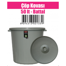 Çöp Kovası 50 Lt - Battal