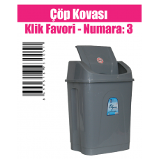 Çöp Kovası Klik Favori - Numara : 3