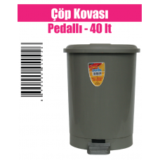 Çöp Kovası Pedallı - 40 lt