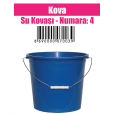 Kova Su Kovası - Numara: 4