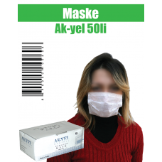 Maske Ak-yel 50 li